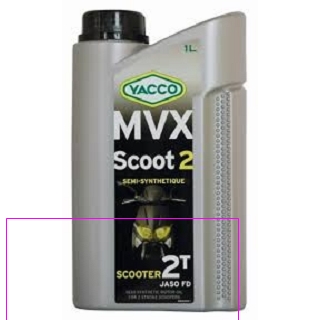 huile yacco MVX SCOOT2 2 Temps